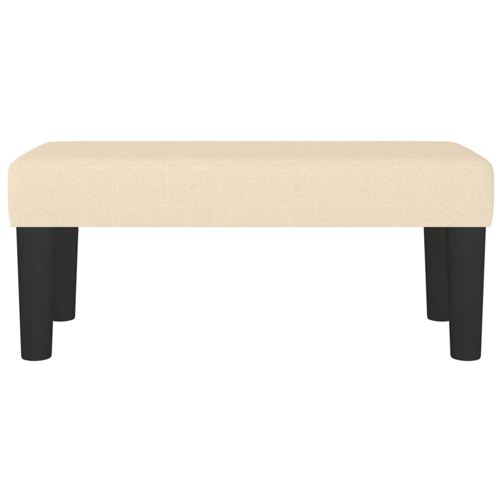 Panca Crema 70x30x30 cm in Tessuto - homemem39