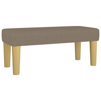 Panca Tortora 70x30x30 cm in Tessuto - homemem39