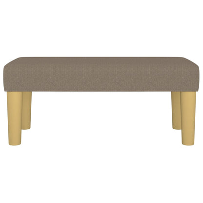 Panca Tortora 70x30x30 cm in Tessuto - homemem39