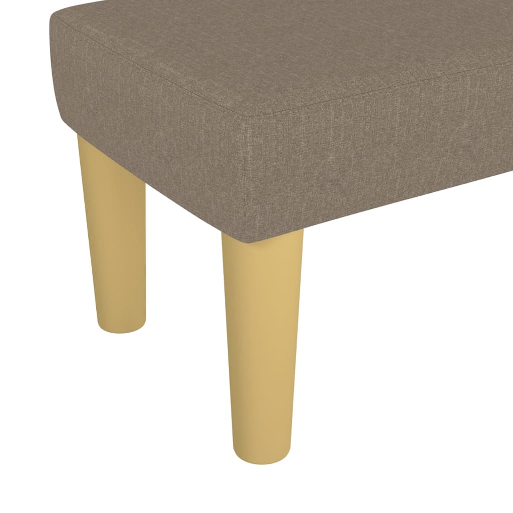 Panca Tortora 70x30x30 cm in Tessuto - homemem39