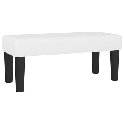Panca Bianca 70x30x30 cm in Similpelle - homemem39