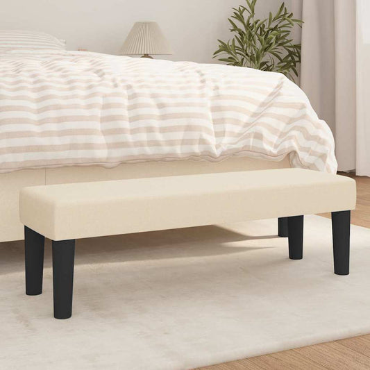 Panca Crema 100x30x30 cm in Tessuto - homemem39