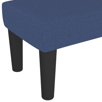 Panca Blu 100x30x30 cm in Tessuto - homemem39