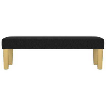 Panca Nera 100x30x30 cm in Tessuto - homemem39