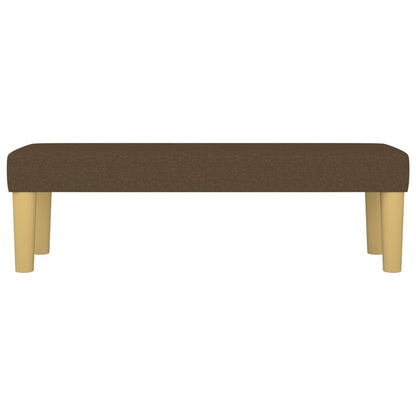 Panca Marrone Scuro 100x30x30 cm in Tessuto - homemem39