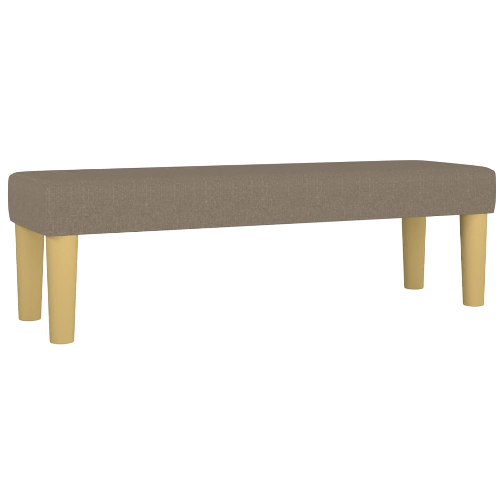 Panca Tortora 100x30x30 cm in Tessuto - homemem39