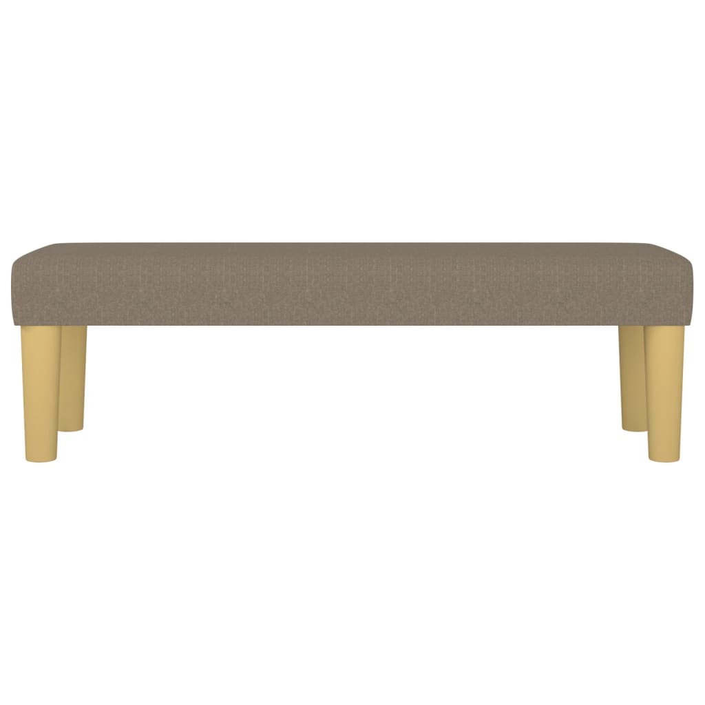 Panca Tortora 100x30x30 cm in Tessuto - homemem39