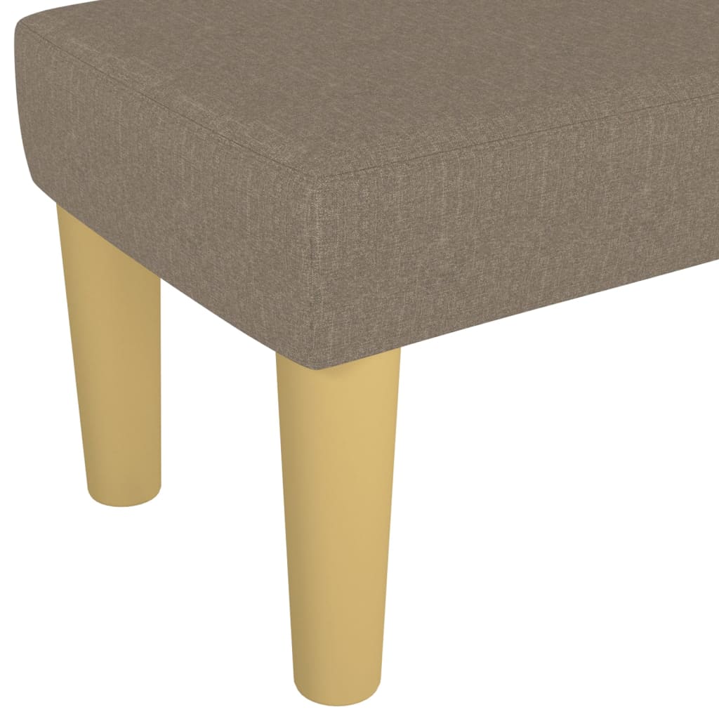 Panca Tortora 100x30x30 cm in Tessuto - homemem39