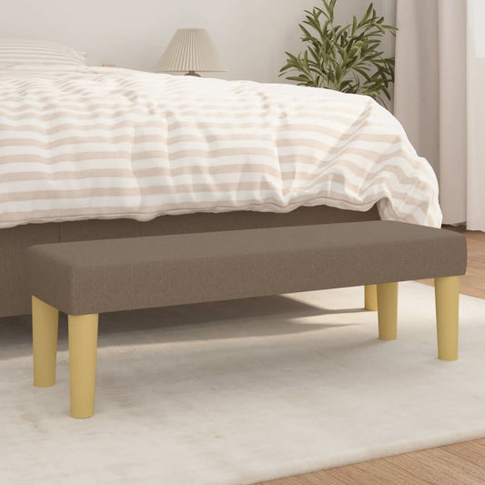 Panca Tortora 100x30x30 cm in Tessuto - homemem39