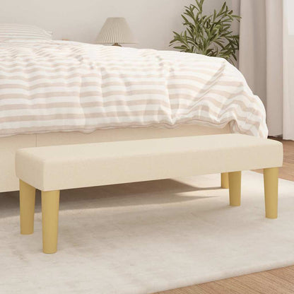 Panca Crema 100x30x30 cm in Tessuto - homemem39