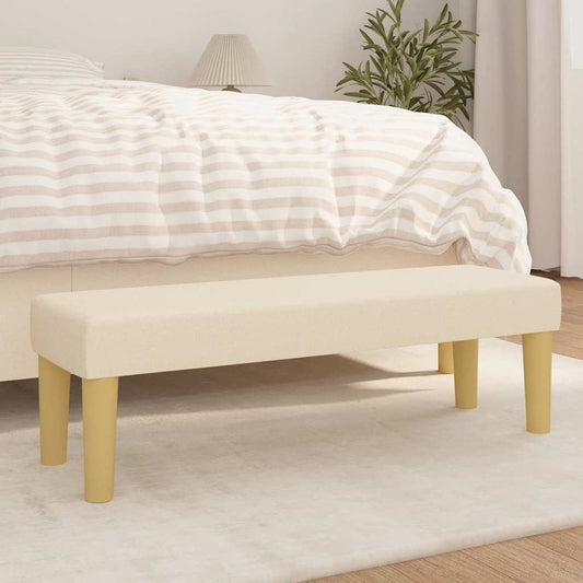 Panca Crema 100x30x30 cm in Tessuto - homemem39
