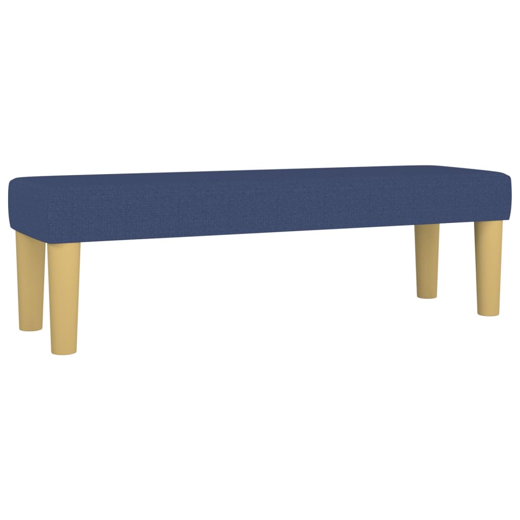 Panca Blu 100x30x30 cm in Tessuto - homemem39