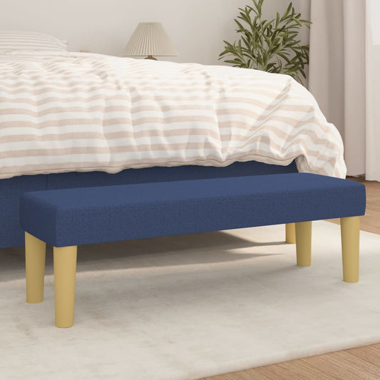 Panca Blu 100x30x30 cm in Tessuto - homemem39