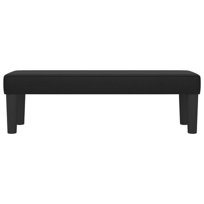 Panca Nera 100x30x30 cm in Similpelle - homemem39