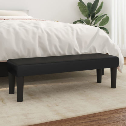 Panca Nera 100x30x30 cm in Similpelle - homemem39