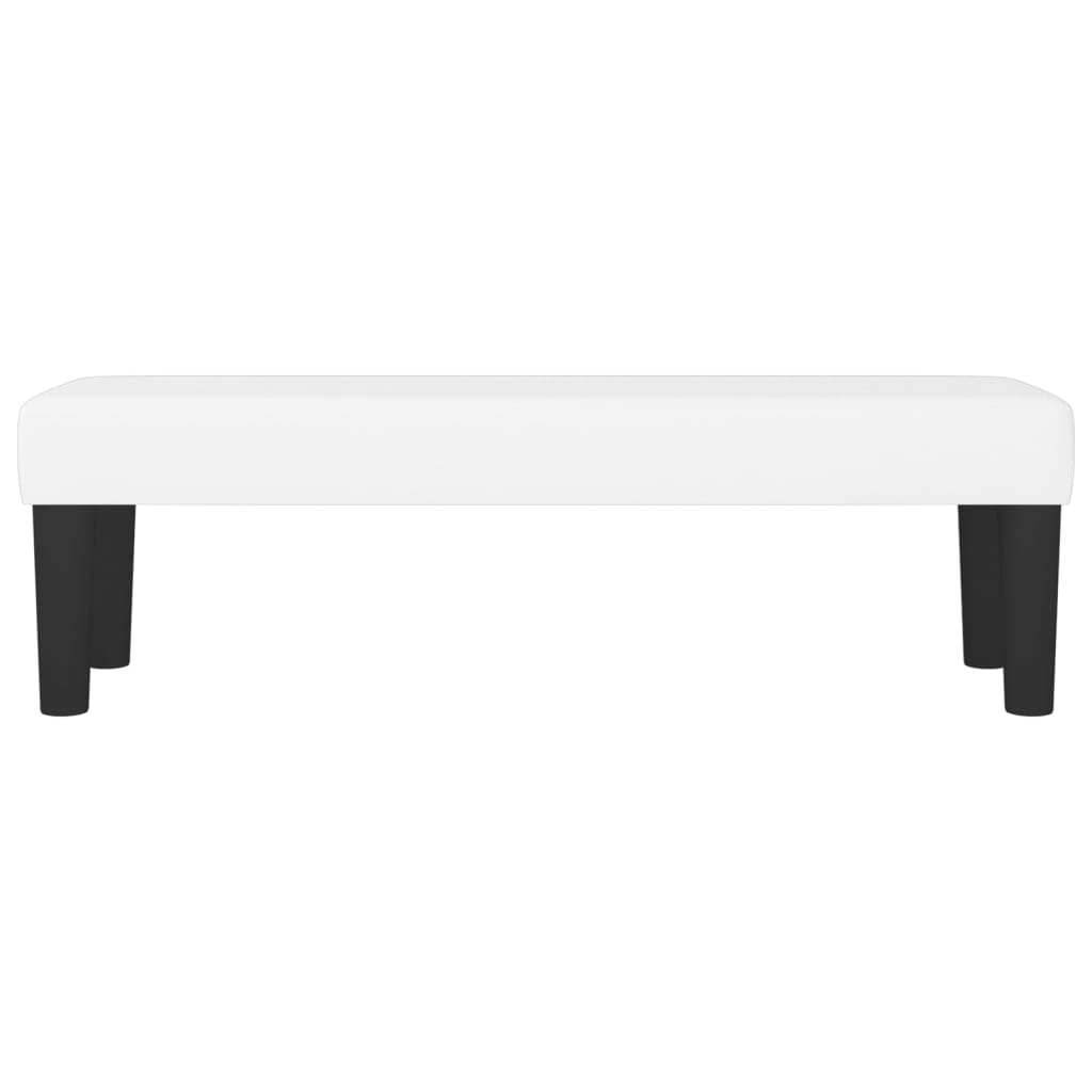 Panca Bianca 100x30x30 cm in Similpelle - homemem39