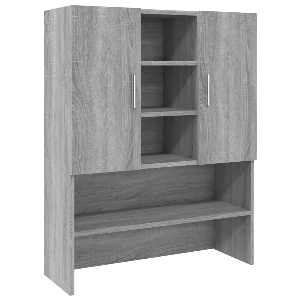 Mobile per Lavatrice Grigio Sonoma in Legno Multistrato | homemem39