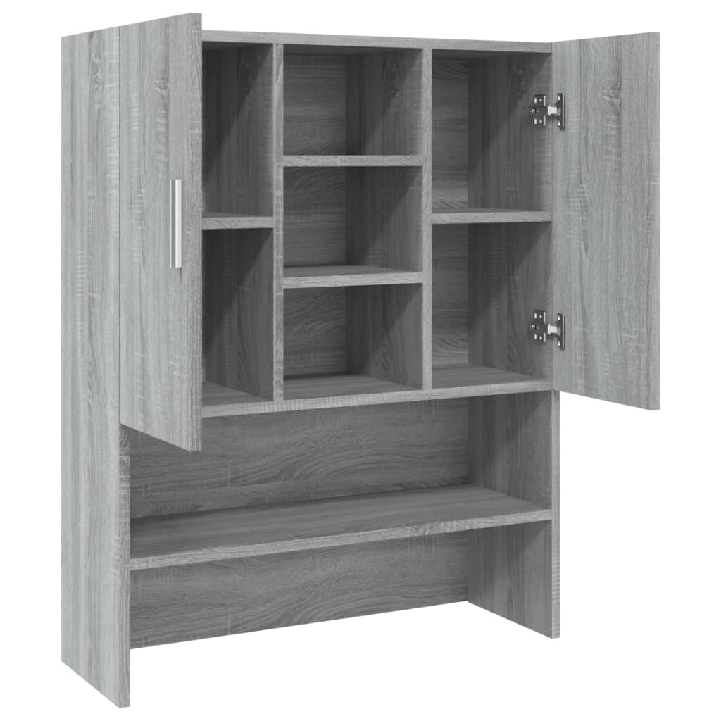 Mobile per Lavatrice Grigio Sonoma in Legno Multistrato | homemem39