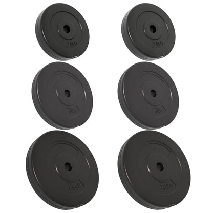 Dischi per Pesi 6 pz 30 kg in Cemento | homemem39