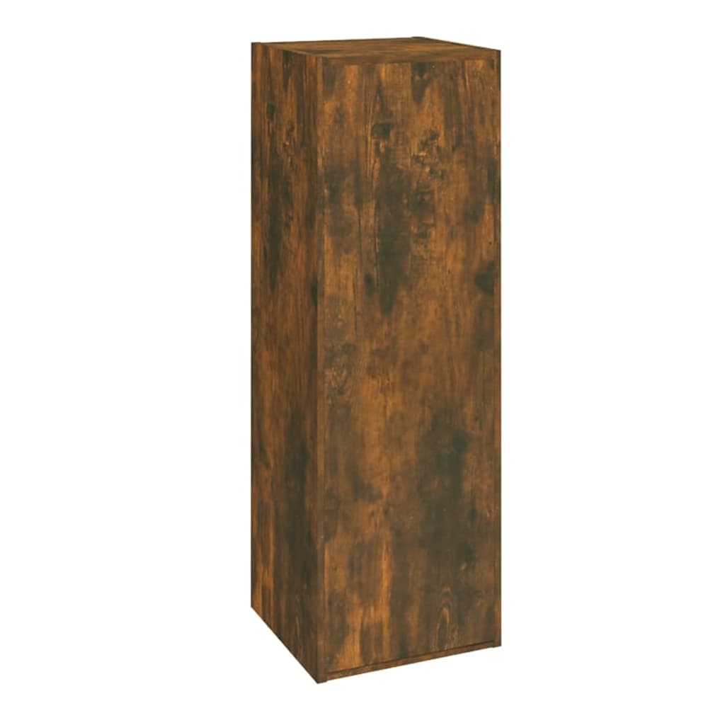 Set di Mobili Porta TV 5 pz Rovere Fumo in Legno Multistrato - homemem39