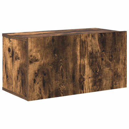 Set di Mobili Porta TV 5 pz Rovere Fumo in Legno Multistrato - homemem39