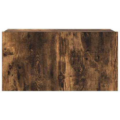 Set di Mobili Porta TV 5 pz Rovere Fumo in Legno Multistrato - homemem39