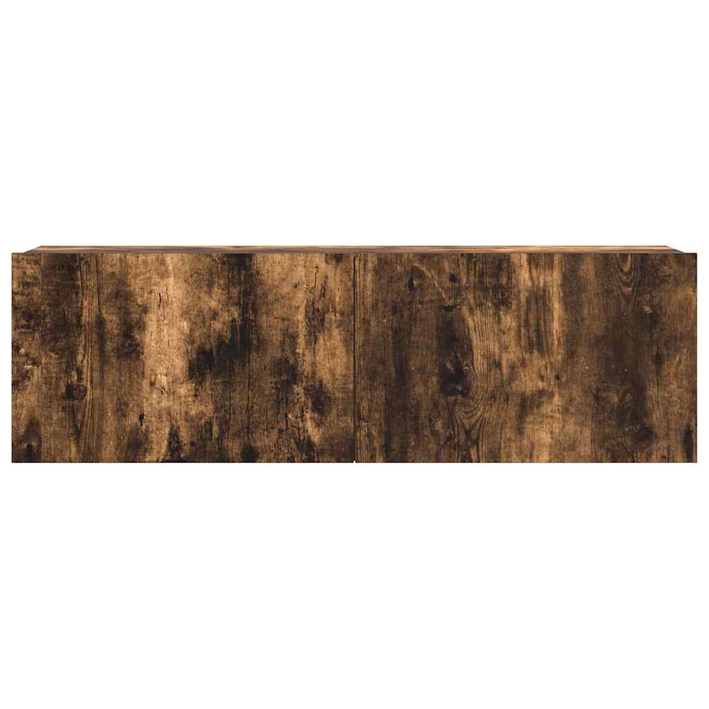 Set Mobili Porta TV 3 pz Rovere Fumo in Legno Multistrato - homemem39