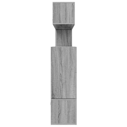 Set Mobili Porta TV 10 pz Grigio Sonoma in Legno Multistrato