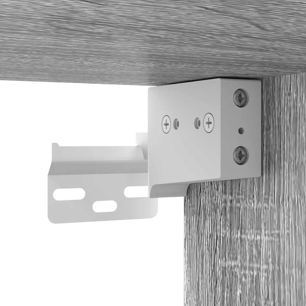 Set Mobili Porta TV 10 pz Grigio Sonoma in Legno Multistrato