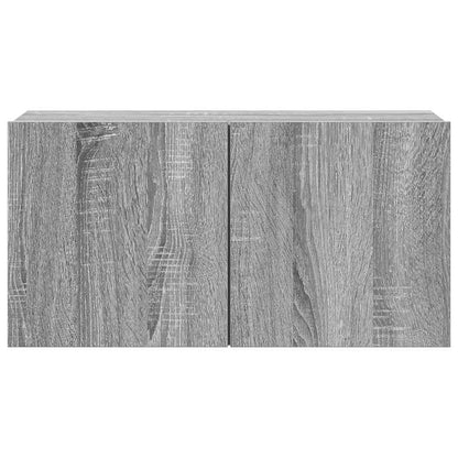 Set di Mobili Porta TV 4 pz Grigio Sonoma in Legno Multistrato - homemem39