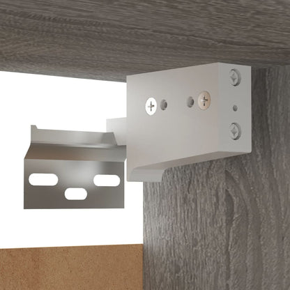 Armadietti TV a Parete 8 pz Grigio Sonoma 30,5x30x30 cm - homemem39