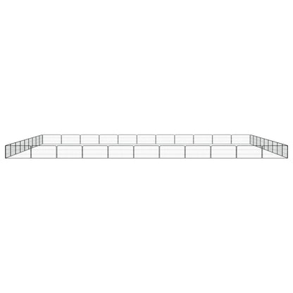 Box Cani 40 Pannelli Nero 100x50 cm Acciaio Verniciato Polvere | homemem39