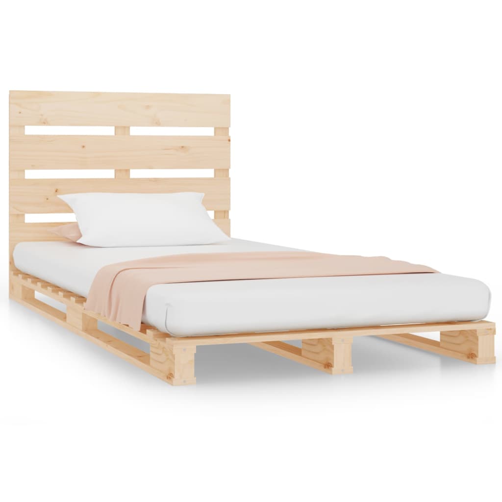 Giroletto senza Materasso 90x200 cm in Legno Massello di Pino | homemem39