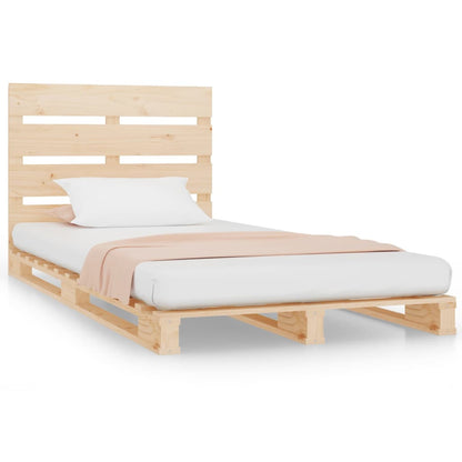 Giroletto senza Materasso 90x200 cm in Legno Massello di Pino | homemem39