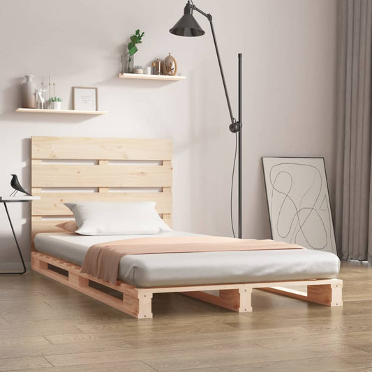 Giroletto senza Materasso 90x200 cm in Legno Massello di Pino | homemem39