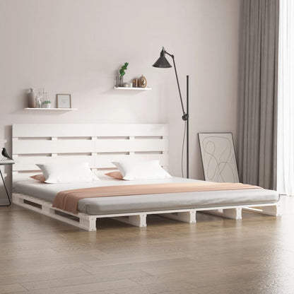 Giroletto senza Materasso Bianco 140x200 cm Legno Massello Pino | homemem39