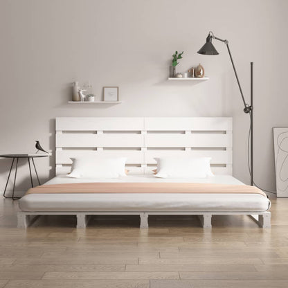 Giroletto senza Materasso Bianco 160x200 cm Legno Massello Pino | homemem39
