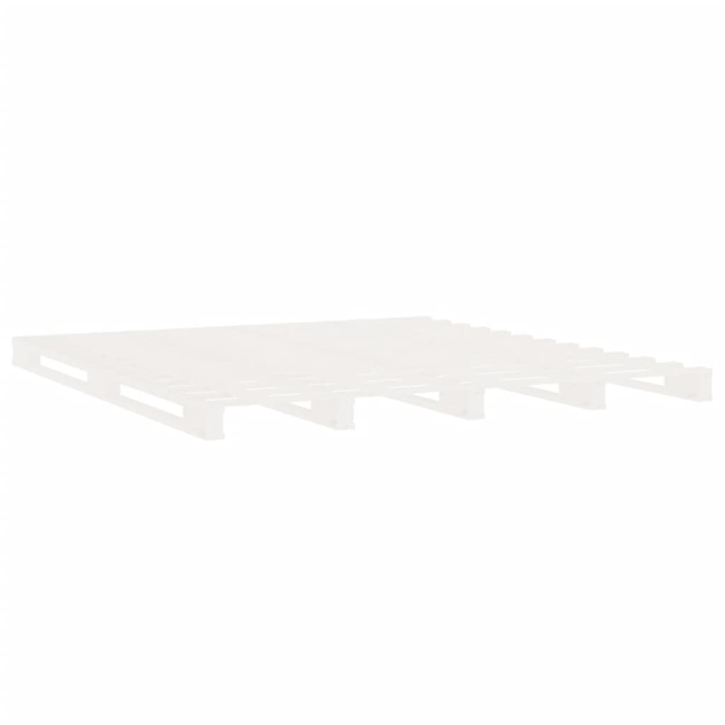 Giroletto senza Materasso Bianco 160x200 cm Legno Massello Pino | homemem39