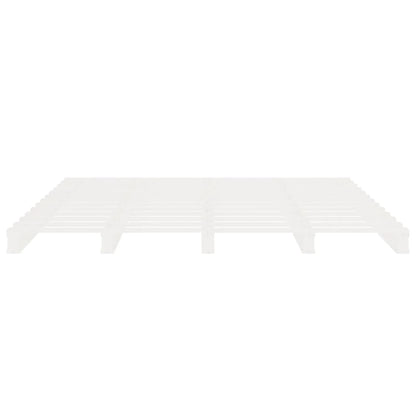 Giroletto senza Materasso Bianco 160x200 cm Legno Massello Pino | homemem39