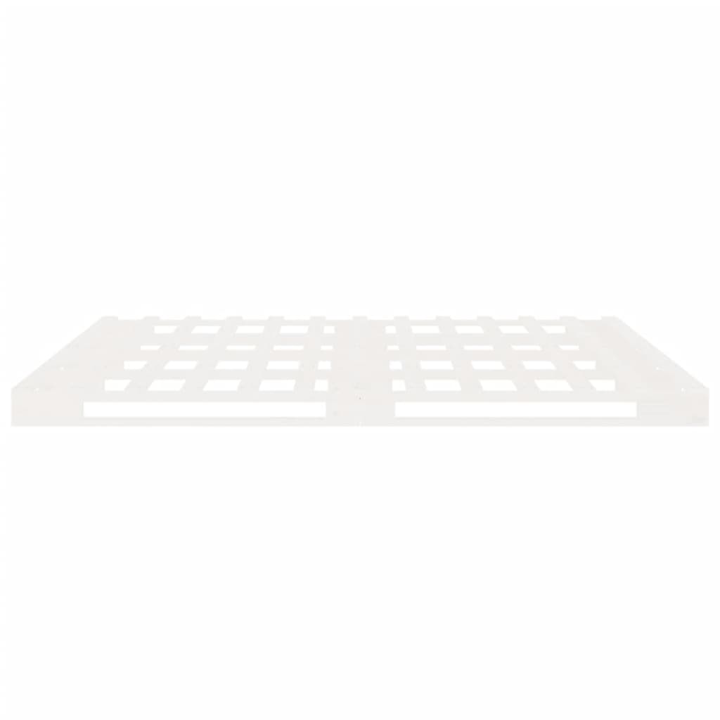 Giroletto senza Materasso Bianco 160x200 cm Legno Massello Pino | homemem39