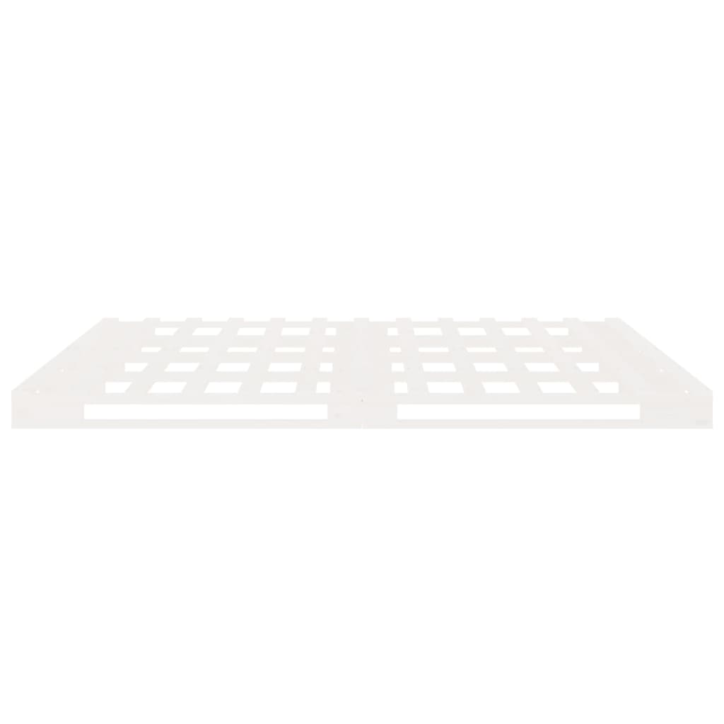 Giroletto senza Materasso Bianco 180x200 cm Legno Massello Pino | homemem39