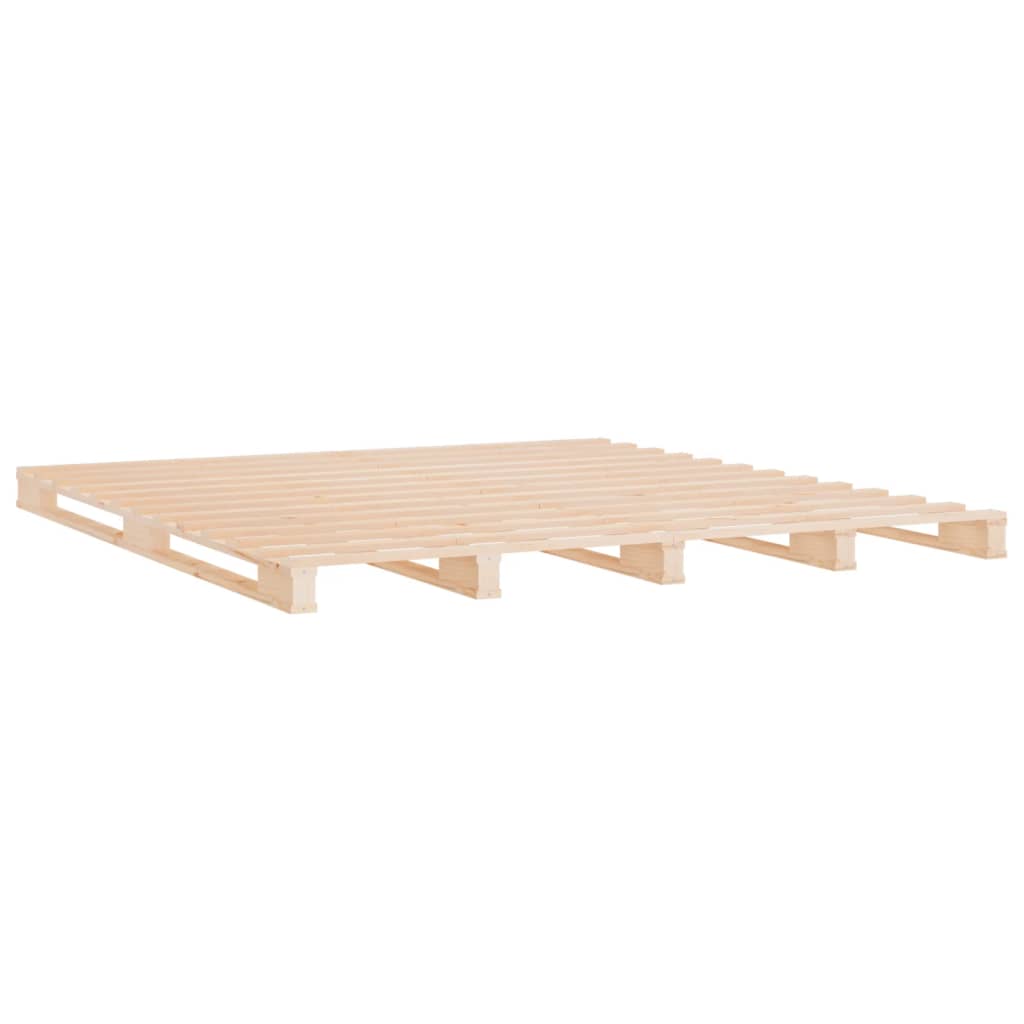 Giroletto senza Materasso 200x200 cm in Legno Massello di Pino | homemem39