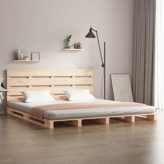 Giroletto senza Materasso 200x200 cm in Legno Massello di Pino | homemem39