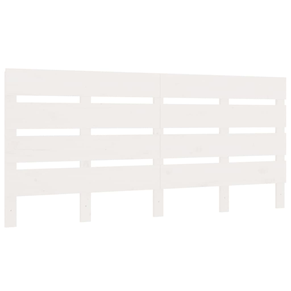 Giroletto senza Materasso Bianco 200x200 cm Legno Massello Pino | homemem39