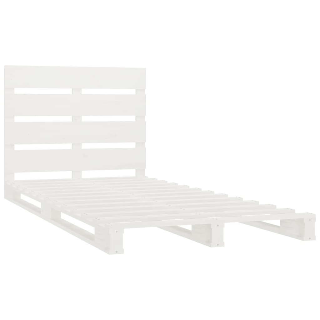 Giroletto senza Materasso Bianco 75x190 Legno Massello di Pino | homemem39