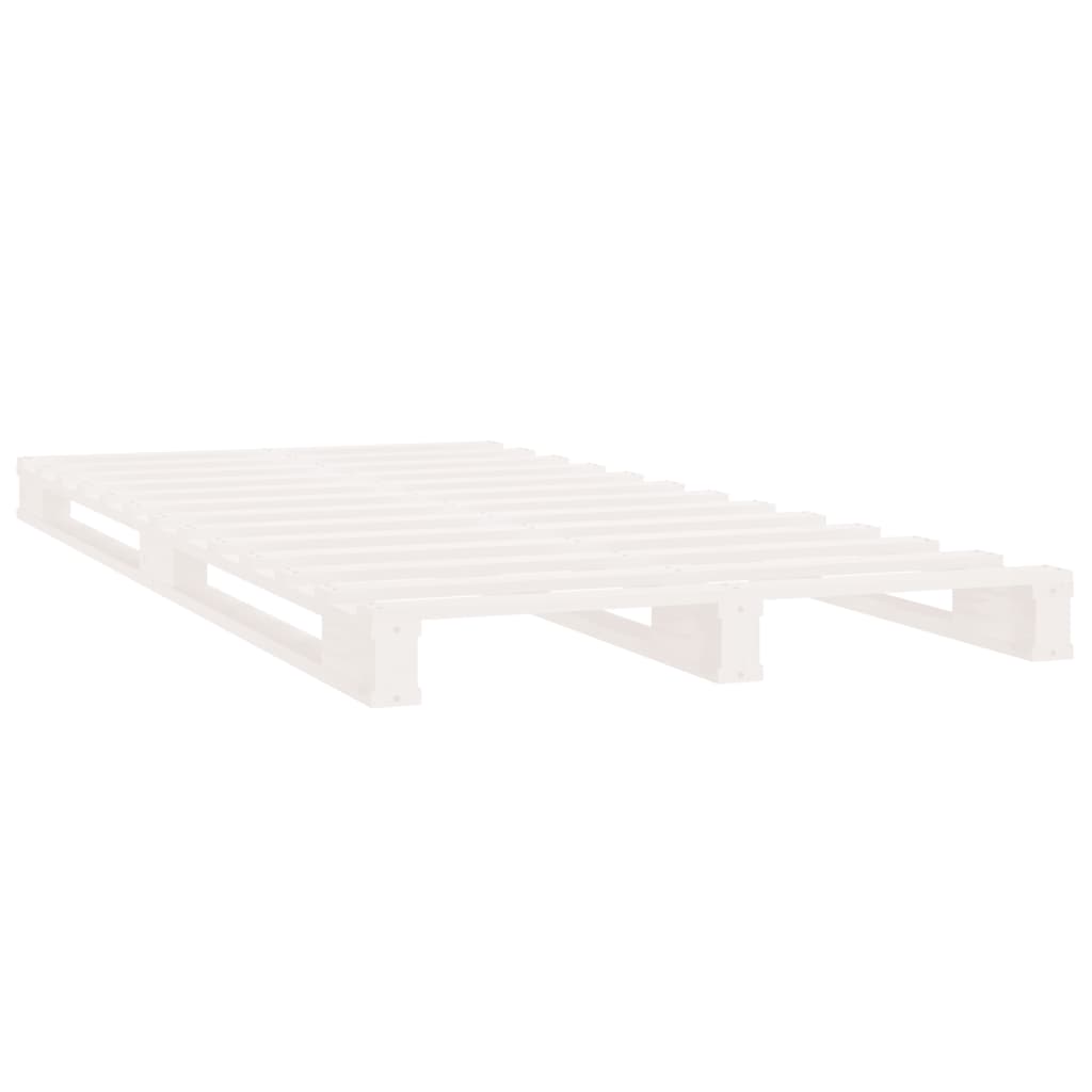 Giroletto senza Materasso Bianco 75x190 Legno Massello di Pino | homemem39