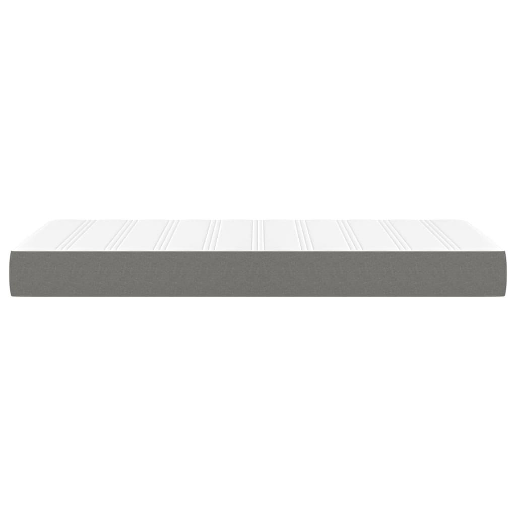 Materasso a Molle Insacchettate Rigidità Media Grigio Scuro 80x200x20 cm | homemem39