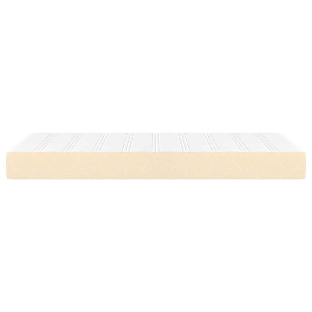 Materasso a Molle Insacchettate Rigidità Media Crema 90x190x20 cm in Tessuto | homemem39