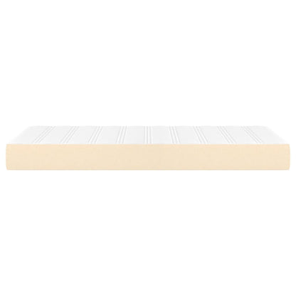 Materasso a Molle Insacchettate Rigidità Media Crema 90x190x20 cm in Tessuto | homemem39