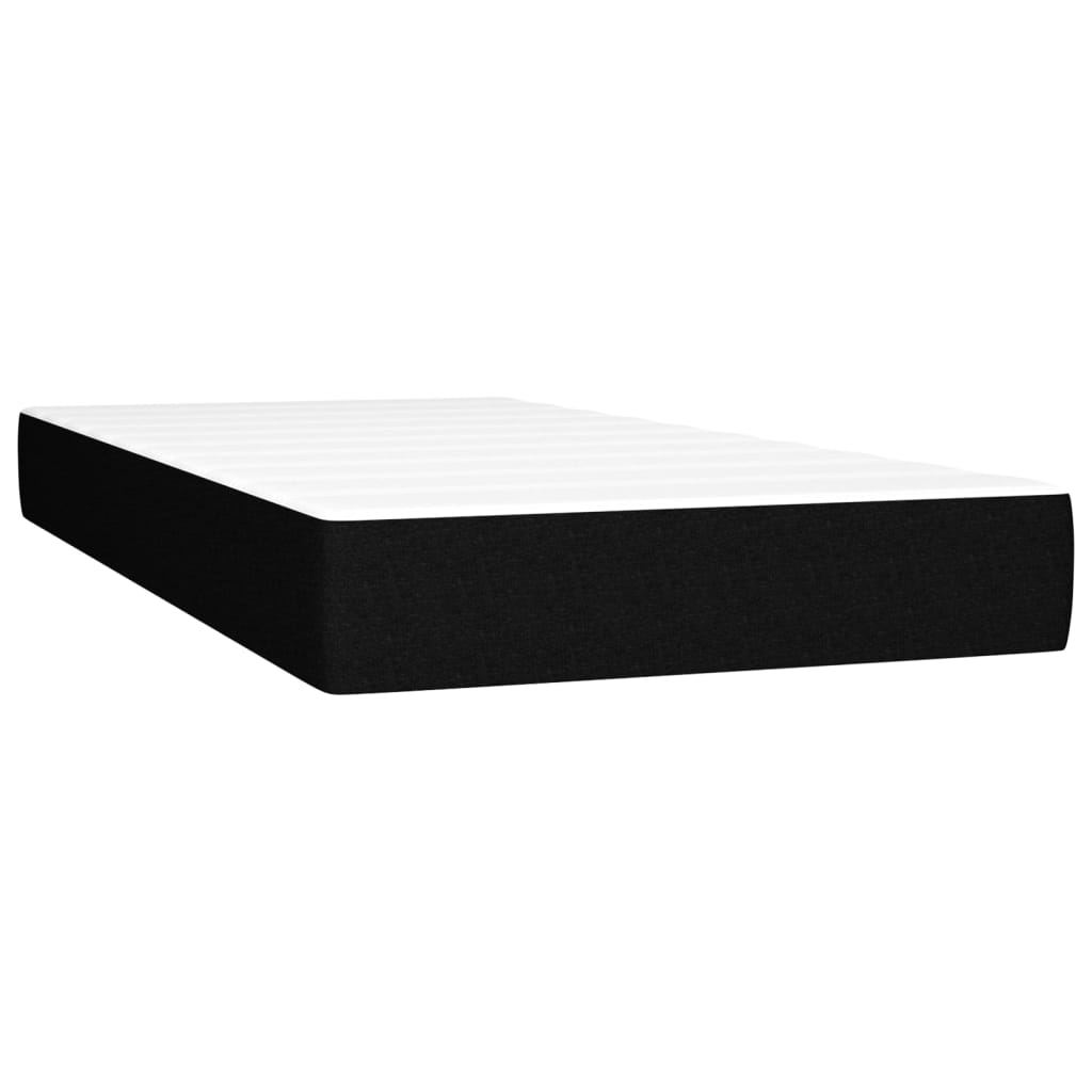 Materasso a Molle Insacchettate Nero 90x200x20 cm in Tessuto - homemem39